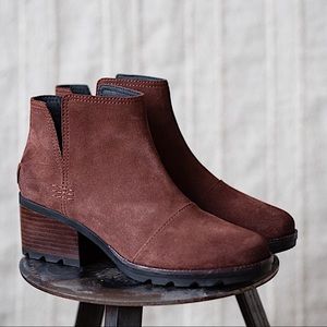 sorel block heel